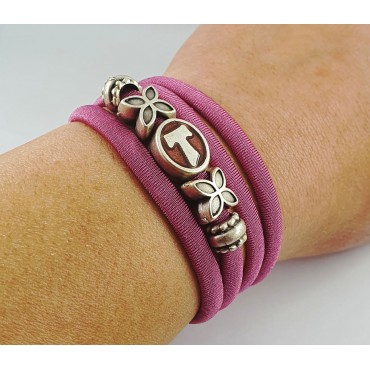 Bracciale Croce Tau Argento...