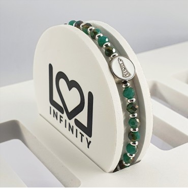 Bracciale Giada Argento...