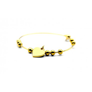 Bracciale Cuore Decina Oro...