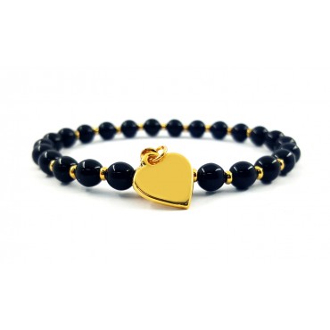 Bracciale Gioia Oro Basic Nero